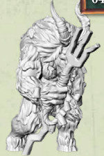 KRAMPUS / DEMON MINIATURE/WORLD OF DEUSLAIR/DUNGEONS & LASERS G632