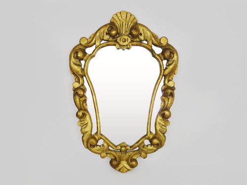 Ancien miroir mural - , et