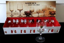 6 VERRES A EAU CRISTAL D