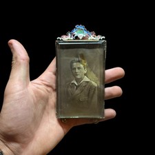 Rare Cadre Photo & Laiton &