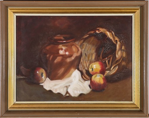 Huile encadrée 20ème - encadrée, du