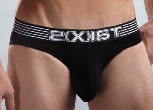 2xist black brief men - black,