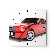 Horloge murale en verre