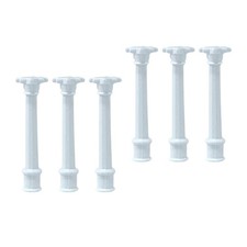 6pcs mini colonnes romaines
