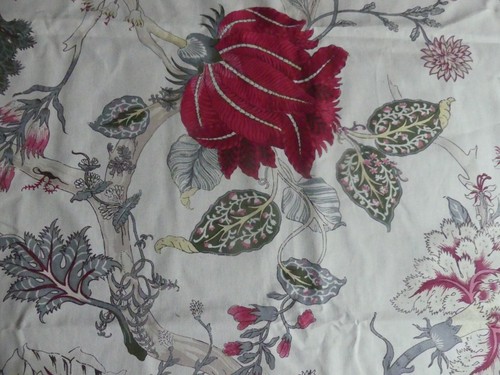 Ancien tissu vintage french - tissu,