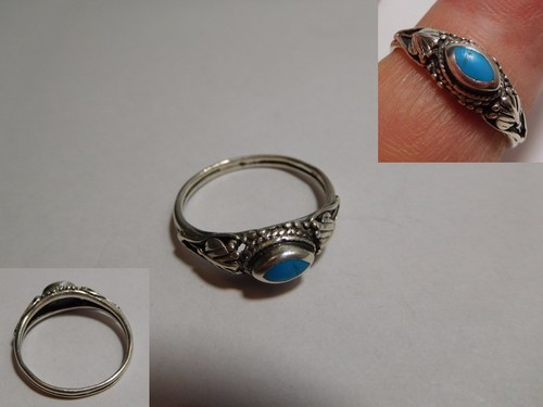 Bague argent massif - , et
