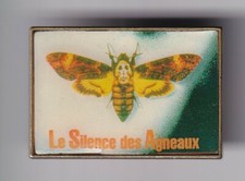 RARE PINS PIN'S .. CINEMA FILM MOVIE KILLER HANNIBAL LECTER SILENCE AGNEAUX ~EV