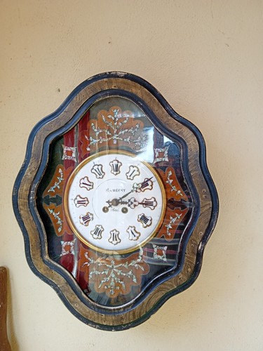 Horloge oeil boeuf décor - oeil, de