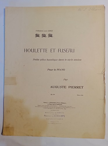 Partition houlette et fuseau - houlette,