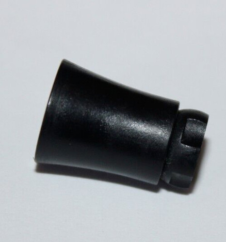Lego black short connector - black,