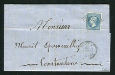 Rare lettre de Tébessa (