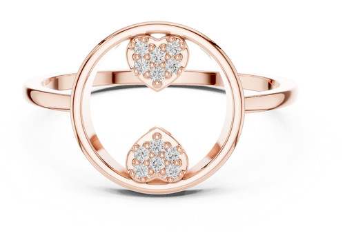 Bague célébration pavée - de,