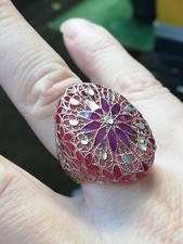 Bague en Vermeil filigranne et