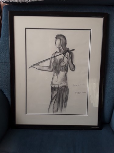 Dessin danseuse orientaliste - dessin,