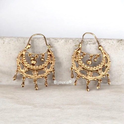 Boucles oreilles créoles - boucles,