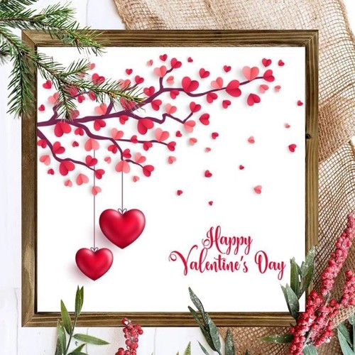 Cozy valentine day wooden - cozy, valentine's