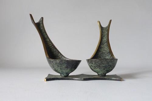 Porte pipe métal - mÉtal, (bronze)