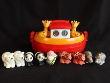 Arche de Noé Playmobil vintage avec 9 animaux/figurines de Fisher Price