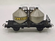 Wagon Jouef Wagon Gris Transport de Ciment Marquage Algéco Référence 6420