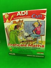RARE Jeu Philips CDi CD-i FR - Adibou Adi - En Boîte Big Box - CM1 Français