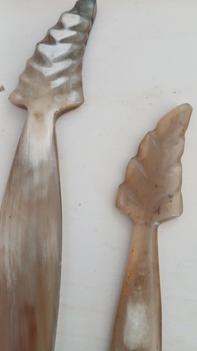 Lot coupe papier africain - coupe,