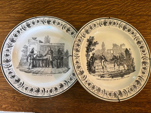 Lot assiettes anciennes - lot,