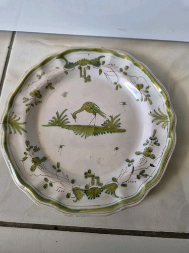 Assiette ancienne siècle - assiette,