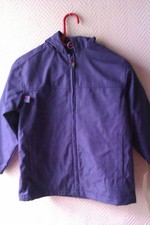 Parka Imperméable à Capuche - 8 Ans " I-Teeck " - Violet - Neuf