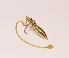 * PENDULE EGYPTIEN LAITON MASSIF DORE  TEMOIN  THOT   RADIESTHESIE ESOTERISME