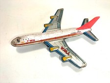 AVION TOLE A FRICTION JUMBO / JAPON / TWA 1758 / TOY PLANE
