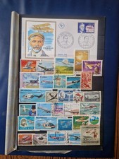 + de 30 Timbres Avions  & 1