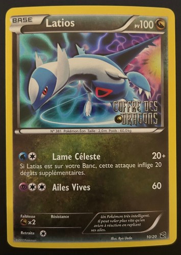 Carte pokémon latios 20 - carte,