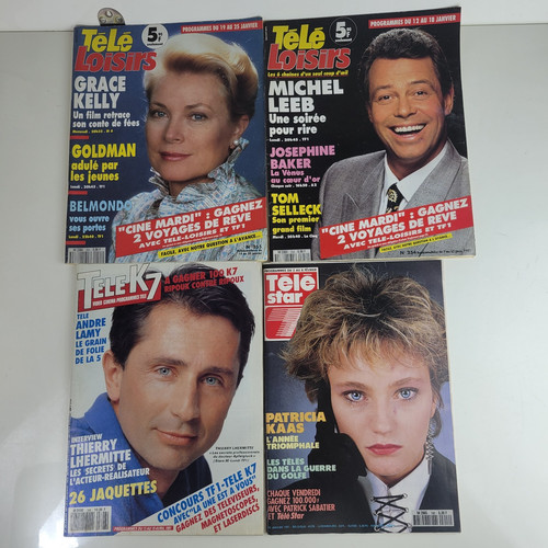 Lot magazines télé - magazines, vintage