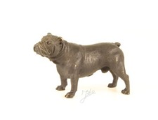Sculpture d'un Chien Bulldog