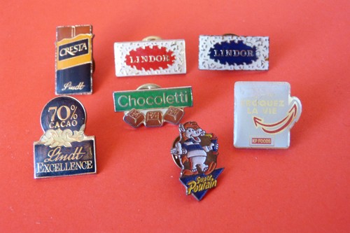 Lot pins chocolat - pins, "chocolat"