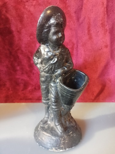 Statue ange fonte - ange, sur