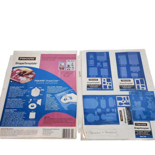 Fiskars shapetemplate lot - shapetemplate,