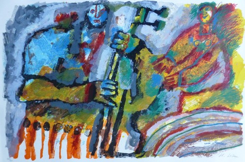 Theo tobiasse lithographie - theo,