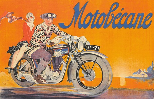 Motobécane motorbike 1929 - motobécane, :
