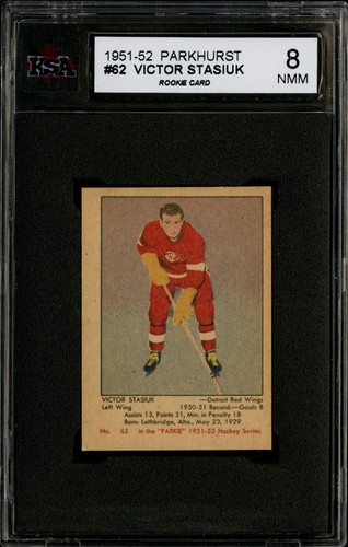 1951 parkhurst 62 victor - 1951-52, #62