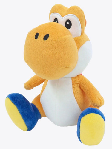 Orange yoshi plush mario - orange,