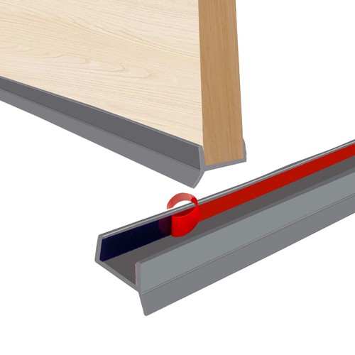 Joint pour plinthe cuisine - joint, de