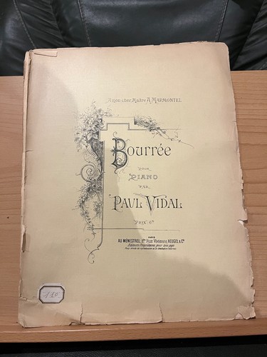Paul vidal bourrée pour - paul,