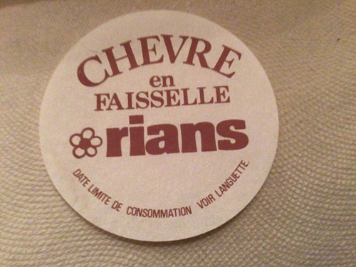 Etiquette fromage chèvre - etiquette, de