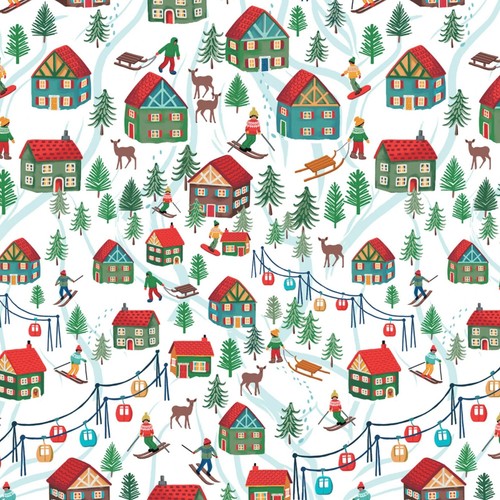 Feline drive fabric christmas - feline,