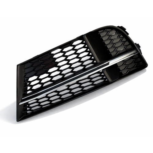 Grille gauche pare chocs audi - grille,