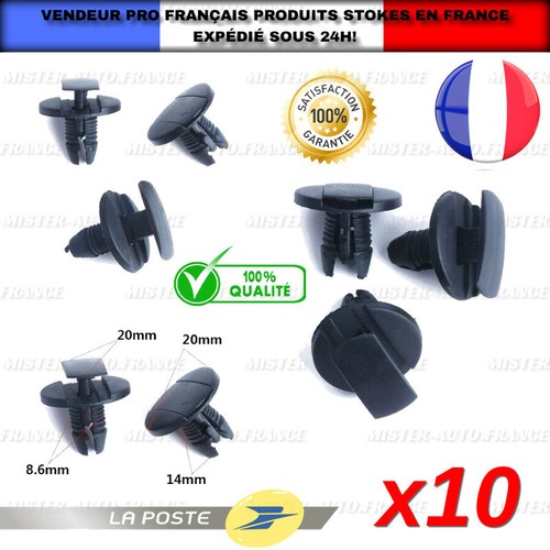 10x agrafe clips - agrafe, fixation