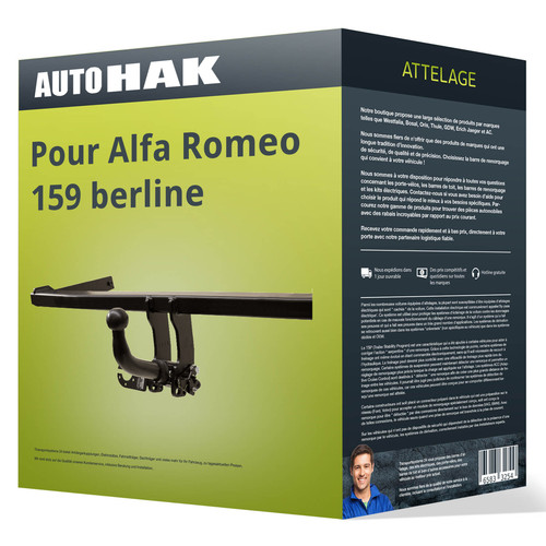 Attelage pour alfa romeo 159 - romeo,