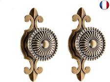 Mgoodoo Lot de 2 Tirages Poignées Boutons pour Tiroir Porte Cuisine Armoire 