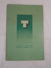 TEPPAZ LYON CATALOGUE AMPLIFICATEURS HAUT PARLEURS MICROPHONES TOURNE DISQUE